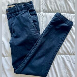 Banana Republic 29x30 Slim Fit Lived-In Navy Chinos